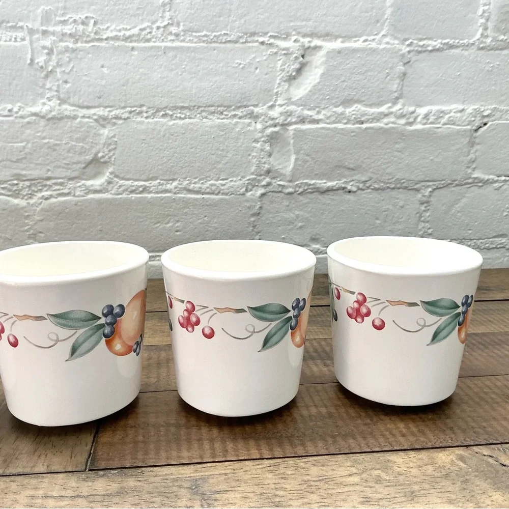 Vintage Corelle Abundance Coffee Mugs Set of 6